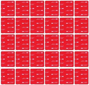 Double Sided Tape Heavy Duty 1in x 1in 30pcs, 3M VHB Mounting Tape Pad Sticker Strong Adhesive Tape Waterproof Foam Tape for Indoor and Out Door, Home Decoration, Car (1in-30Pcs)