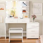 usikey 43.5in Large Vanity Desk wit