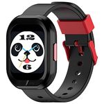 Noise Champ 2 Kids smart Watch with Habit Building (handwash, Brushing, etc), IP68 Waterproof, Activity Tracker, in-Built Games, School Mode. noisefit sync app, for Boys and Girls (Mickey Black)