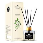 Tattvic Essence Jasmine 120ml Glass Reed Diffuser Set | Free 6 Fibre Reeds | Natural Room Freshener for Home, Bedroom | Toxin Free, Aromatherapy, Mood Enhancer, Long Lasting | Best Gifting Options