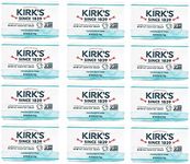 Kirk's Original Coco Castile Bar Soap Fragrance Free 4 Ounces (12 Pack)