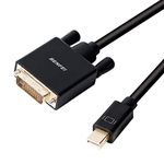 Mini Displayport to DVI Cable, BENFEI Mini DP to DVI 0.9M Cable Male to Male Gold-Plated Cord for MacBook, iMac(LG51) Surface Pro and Laptop