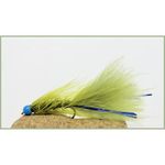 8 Pack of Hothead Olive Blue Flash Damsels, Trout Flies- Size 10