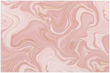 BrinkByDreamCo Pink Marble Swirl Matte Canvas