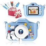 Kids Camera, Kussla 1080P HD Kids Digital Camera with 32GB SD Card, 2.0 Inch Childrens Camera for 3-12 Years Girls Boys Toddler Camera Christmas Birthday Gift (Blue)