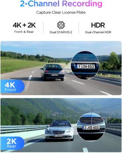 VIOFO 4K Dash Cam Front and Rear – Dual Channel Car Camera