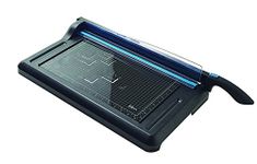 Avery A3 Office Guillotine - Paper Cutter, Black and Teal GUA3