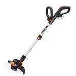 Worx WG163E.9 20V 30cm Cordless Line Trimmer Tool Only (No Battery or Charger) - Lightweight Grass Trimmer with Instant Conversion to Wheeled Edger, CommandFeed Technology, and PowerShare System