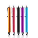 Stylus Pen Universal Touch Screen Capacitive Stylus for Kindle Touch Screen, for Apple iPad iPhone Xs Max, XS, X, for All Cell Phone,All Tablets (5 Pack)