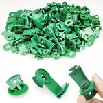 300pcs Greenhouse Accessories,100pcs Greenhouse Clips,100pcs Washers,50pcs T Type Extender Clips, 50pcs L Type Corner Extender Clips, Green House Twist Clips for Inside Greenhouses