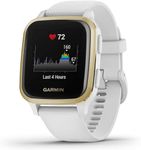 Garmin Venu Sq, GPS Smartwatch with All-day Health Monitoring and Fitness Features, Built-in Sports Apps and More, Square Design Smartwatch with up to 6 days battery life, White