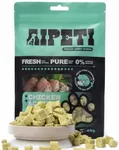 AIPETI Freeze Dried Chicken Breast & Catnip Treats for Cats, Dental Cleaning and Hairball Control, with MOS & FOS Prebiotics for Healthy Digestion & Fresh Breath, High Protein & Grain Free Snacks