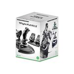 Thrustmaster T-Flight Full Kit, HOTAS Flight Stick and Throttle with Rudder Pedals, Hall Effect Joystick for Flight Simulator, Compatible with PC & Xbox Series X|S