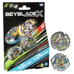 Beyblade X Bite Croc 3-60LF and Sting Unicorn 4-60P Top Dual Pack Set