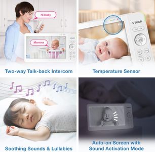 VTech 7-Inch Baby Monitor – Video, Audio, Night Vision