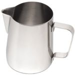 Frothing Jug 12oz / 330ml | Stainless Steel Frothing Jug, Cappuccino Milk Jug by Non Consumables