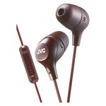 JVC HAFX38MT Marshmallow Earphones With Microphone & In-line Remote (Brown)