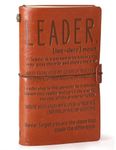 TuSuQing Leader Gift Thank You Gifts for Leader Boss Mentor Supervisor Retirement Leaving Coworker Farewell Promotion Celebration Birthday Work Office Gift Leader Definition Leather Planners