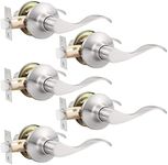 GOBEKOR 5 Pack Brushed Nickel Passa