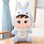 Toy animal Soft Toys for Kids Plush Animal Toys for Kids Smile Cute Child Rabbit for Girls & Boys Stuffed Toys -Color-Multicolored-Size-40 Cm (Pack of 1)