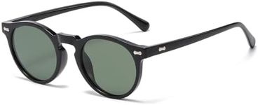 LJCZKA Retro Round Polarized Sungla