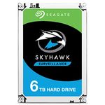 Seagate SkyHawk 6TB Surveillance Hard Drive - SATA 6Gb/s 128MB Cache 3. 5-Inch Internal Drive (ST6000VX0023)