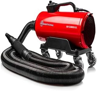 Adam's Polishes Air Cannon Jr. - High Powered Filtered Car Wash Blower | Dry Before Car Cleaning, Car Detailing, Car Wax, or Ceramic Coating | Auto Tool Kit Gift Boat RV Motorcycle