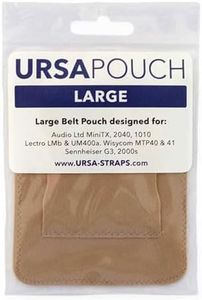 URSA Belt Pouch with Clips - Versatile Rigging for Wireless Transmitters (Beige, Large)