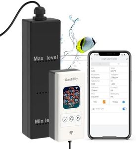 Kactoily Smart Aquarium Monitor All in One pH/ORP/Salt/S.G/TDS/EC/Temp 24h Online Freshwater and Saltwater Fish Tank Tester (WiFi Version)