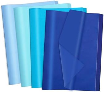 160 Sheets Blue Tissue Paper for Gift Bags 20 X 14 Inches Baby Blue Wrapping Paper Bulk for Baby Shower Crafts Party Graduate Birthday Weddings Bridal Shower Decorations