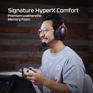 HyperX Cloud Alpha Gaming Headset – Over-Ear Wired with Mic