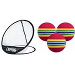 Golf Chipping Net by Longridge & Longridge Foam Practice Golf Balls (Pack of 6 Balls)