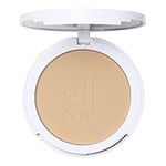 e.l.f. Camo Powder Foundation, Primer-Infused Buildable & Long-Lasting Medium-to-Full Coverage Foundation, Light 240 W