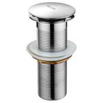 ALTON ALD115 Brass 5-INCH Pop-Up Type Waste Coupling For Wash Basin (Silver)