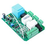 CO-Z Circuit Board for AC Sliding Gate Openers, Main Electronic Control Board for Sliding Gate Motor and Accessories, Replacement Gate Operator Logic Board, 433.92MHz Remote Control Included