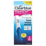 Clearblue Digital Pregnancy Test With Weeks Indicator, The Only Test That Tells You How Many Weeks, 2 Digital Tests