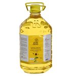 Pure & Sure Organic Cold Pressed Sunflower Oil 5 Ltr | 100% Natural Kolhu/Kacchi Ghani/Chekku Edible for Cooking | Extracted on Wooden Churner | Nutrient Rich & Chemical Free