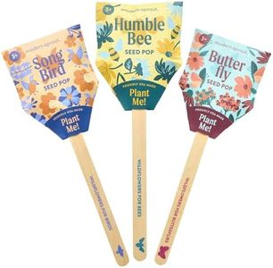 Modern Sprout Seed Pops - Organic Non-GMO Holiday Flower Seeds - Pack of 12