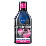 NIVEA MicellAIR Professional Waterproof Make-Up Remover (400ml), Eye Make Up Remover, Skin Cleanser, Professional Make Up Remover