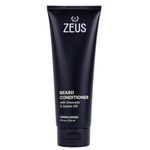 Zeus Beard Conditioner Wash for Men - Sandalwood Scent - 8oz - Sulfate-Free, Rinse-Out Softener