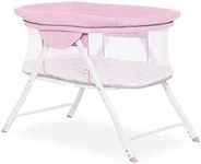 Dream On Me Poppy Traveler Portable Bassinet in Purple and Pink