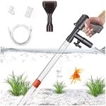 24x7 eMall Aquarium Cleaner Fish Tank Siphon Pipe for Aquarium with Vacuum Gravel Removal System for Cleaning The Bottom of Fish Tanks and Aquariums.