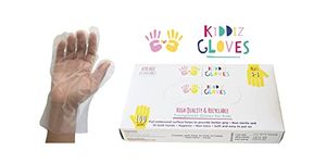 Kiddiz Gloves: Eco-friendly Disposable Gloves for Kids Ages 3 - 8 (100 count)