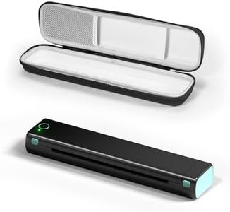 Phomemo M08F Impresora Inalámbrica Portátil Bluetooth Impresora Móvil Sin Tinta, Compatible con Formato A4, Impresora Térmica Compatible con Smartphone y Portátil,con 1 Custodia