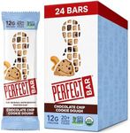 Perfect Bar, Chocolate Chip Cookie Dough Protein Bar, Gluten Free, Soy Free, Non GMO, No Sugar Alcohols, 2.2 Ounce Bar, 24 Count