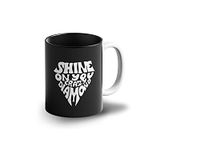 Prink Shine On You Crazy Diamond Coffee Mug with Print | Pink Floyd Rock Band Printed Tea Mug | Gift for Friends |330ml, Microwave & Dishwasher Safe