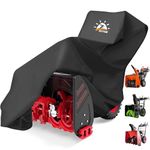 Zettum Snow Blower Cover - 600D Snowblower Covers Heavy Duty Waterproof, Outdoor Snow Thrower Cover Universal Fit for EGO, Honda, Cub Cadet, Ryobi, Ariens, Troy Bilt, Snow Joe, Toro and PowerSmart