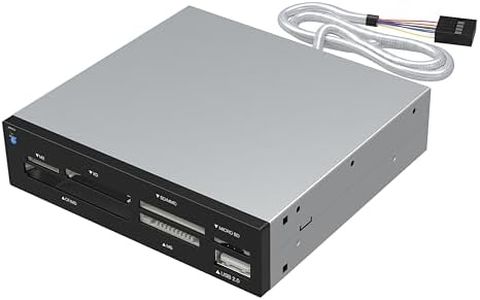 Lecteurs de Cartes internes - Lecteur de Carte USB Super Fast 7 en 1, de Carte mémoire Flash Interne Compatible SD, Micro SD, M2, MMC, MS, SDHC, XD, CF, MD avec câble d’Alimentation (CRW-UINB)