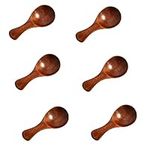 6 PCS Mini Wooden Spoons, 3.2 Inch 
