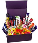 Mega Chocolate and Sweets Hamper - Delicious Chocolate Bars Presented Well in Magnetic Gift Box | Excellent Birthday Gift with Pick n Mix Sweets